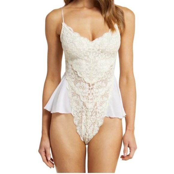 We Are Hah By Free People Maid To Wear Bodysuit hot pink small - Picture 3 of 8